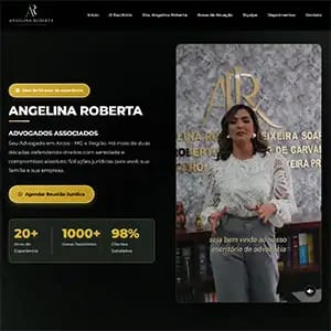 Site criado para Angelina Roberta - Portfólio Seu Site Advogados