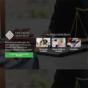 Site criado para Erycson Medeiros - Portfólio Seu Site Advogados