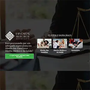 Site criado para Erycson Medeiros - Portfólio Seu Site Advogados